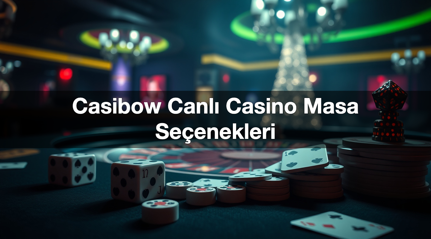 Casibow Canlı Casino Masa Seçenekleri