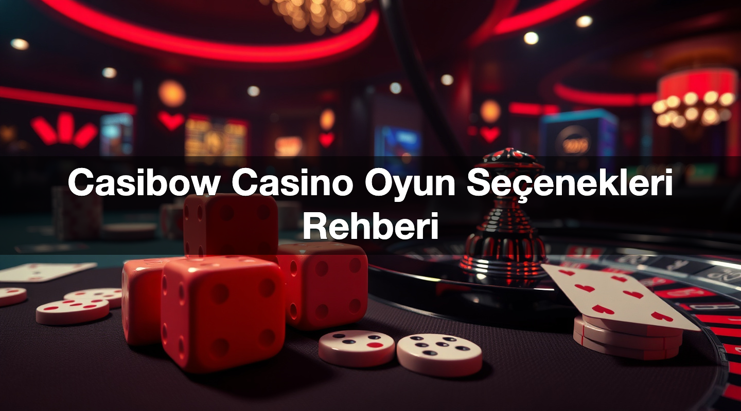 Casibow Casino Oyun Seçenekleri Rehberi