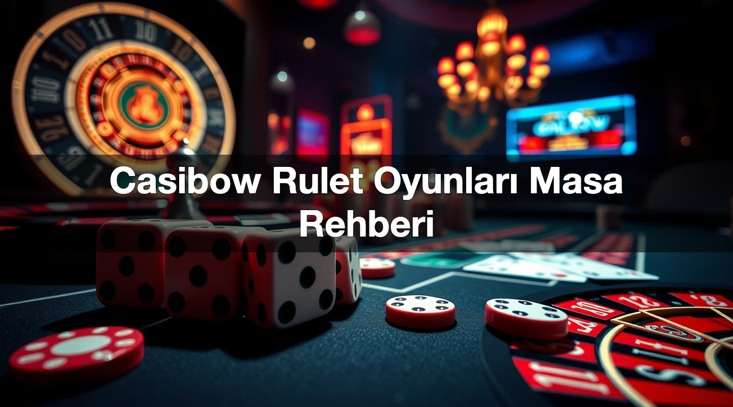 Casibow Rulet Oyunları Masa Rehberi